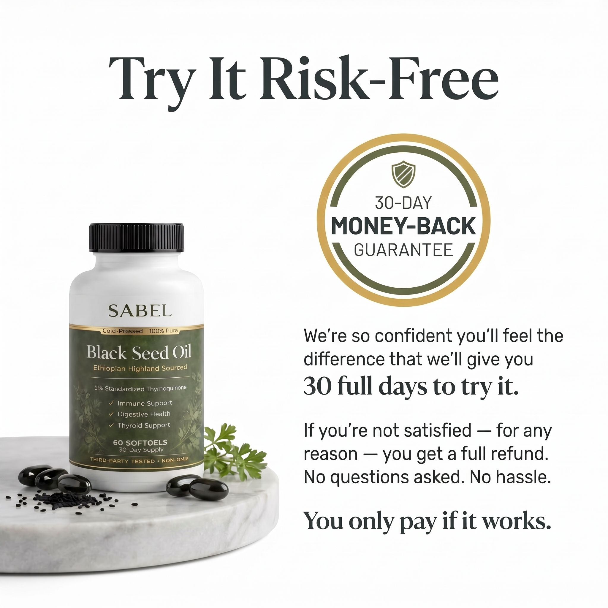 Sabel Ethiopian Black Seed Oil