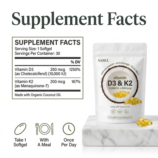 Sabel Vitamin D3 + K2