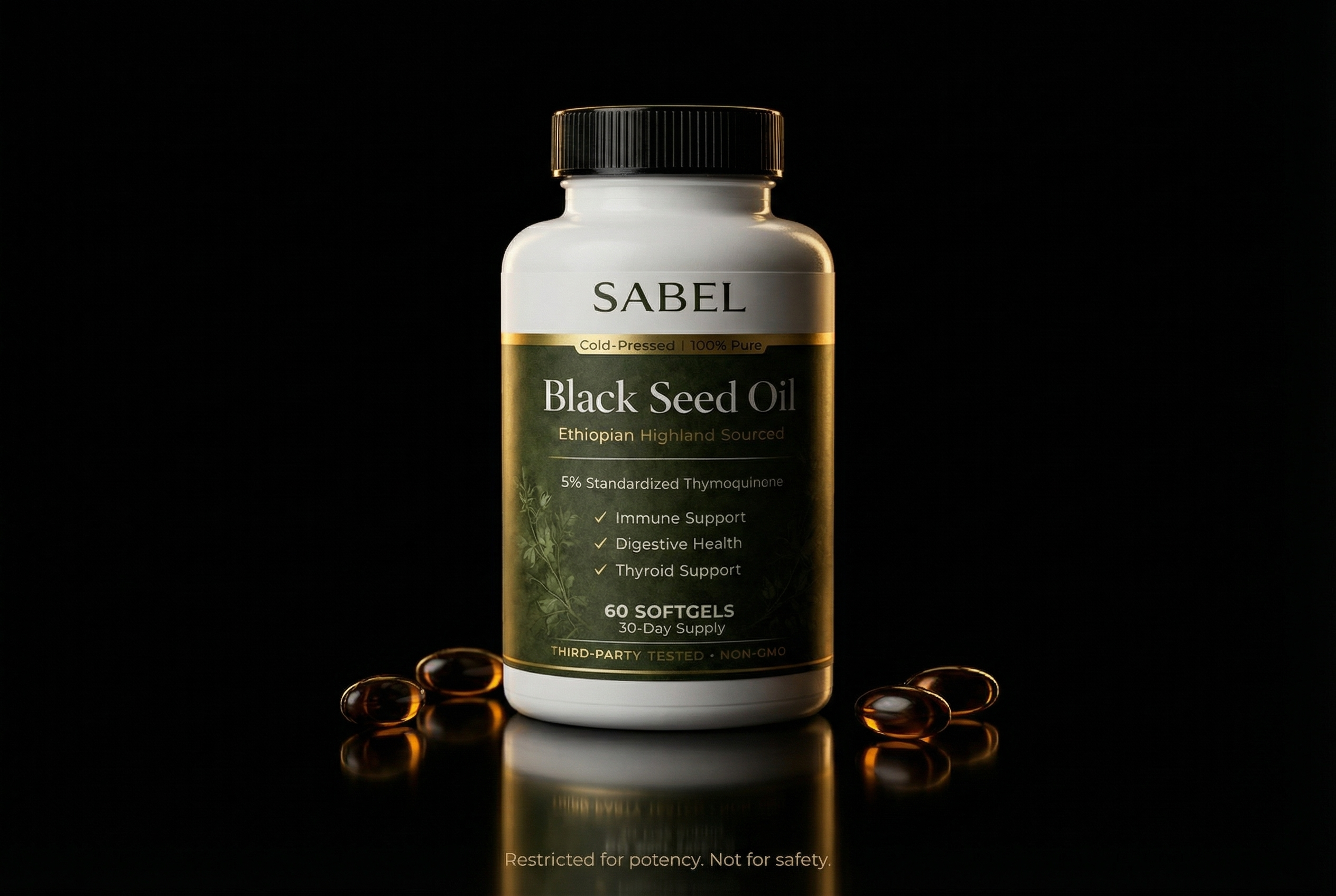 Sabel Life Black Seed Oil — Restricted for potency. Not for safety.